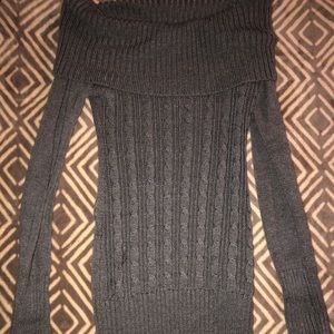 Candie’s off the shoulder sweater